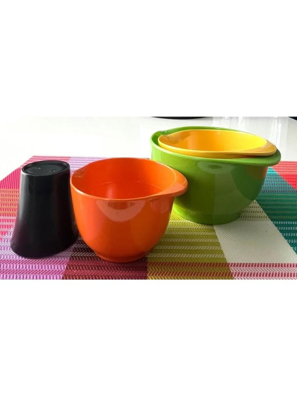 Mini Melamine Mixing Bowls Cup Sizes Set 3